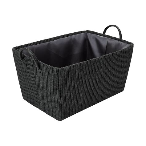 basket bag kmart|kmart storage basket with lid.